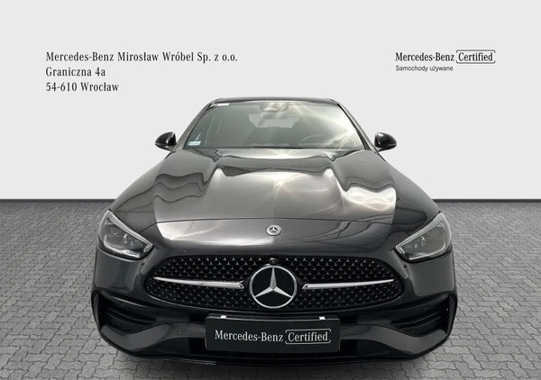 Mercedes-Benz Klasa C cena 249900 przebieg: 41200, rok produkcji 2021 z Wrocław małe 407